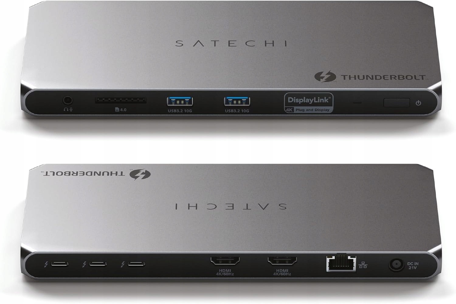 Satechi Thunderbolt 4 Dokovacia Stanica S DisplayLink Ethernet Hdmi 2.0 USB