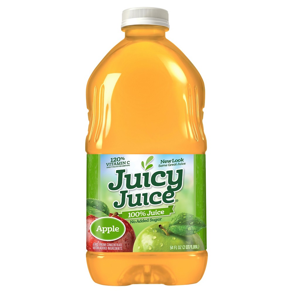 Juicy Juice Apple 100% Juice 64 Fl.oz. Bottle