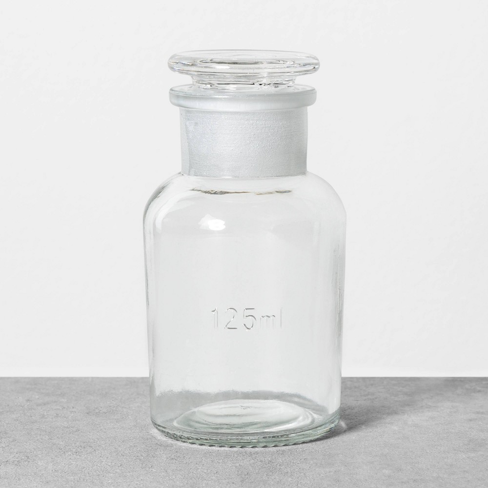 125ml Apothecary Glass Storage Bottle - Hearth & Hand with Magnolia, Clear