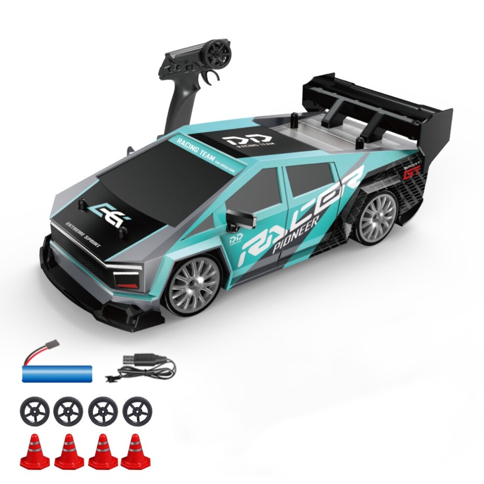 (GrÃ¼n) 1:24 Rc Car Kinderspielzeug 30 Km/h Ferngesteuerte Rennwagen Funkgesteuertes Driftfahrzeug Mit