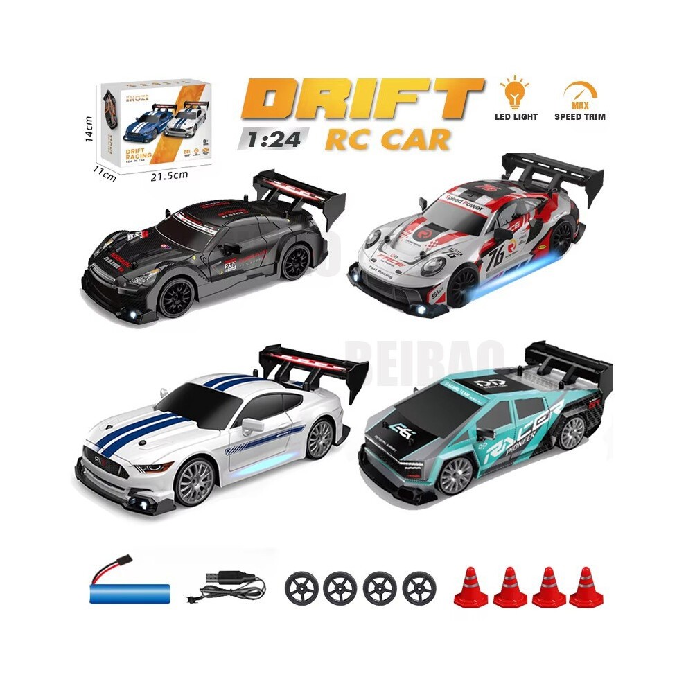 (8602 Blau) RC Drift Racing AE86 1/24 4WD 30 Km/h Hochgeschwindigkeitslicht 2,4 G Ferngesteuertes Automodell thumbnail