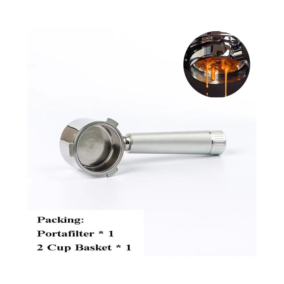 (Silber)51 Mm Bodenloser SiebtrÃ¤ger FÃ¼r Delonghi 9155/9255/9355/9335/9665 Edelstahl Naked Coffee