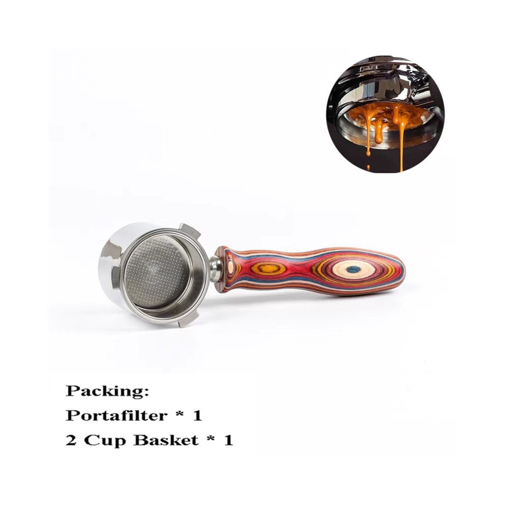 (Farbe D Holz) 51 Mm Bodenloser SiebtrÃ¤ger FÃ¼r Delonghi 9155/9255/9355/9335/9665 Edelstahl Nackt