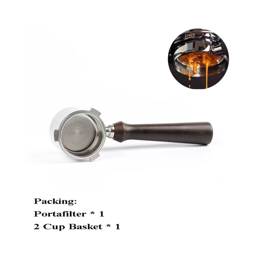 (F Schwarzes Holz) 51 Mm Bodenloser SiebtrÃ¤ger FÃ¼r Delonghi 9155/9255/9355/9335/9665 Edelstahl Nackt