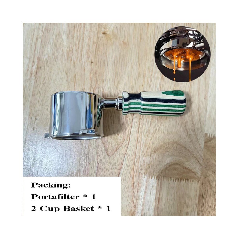 (SG-Farbe Holz) 51 Mm Bodenloser SiebtrÃ¤ger FÃ¼r Delonghi 9155/9255/9355/9335/9665 Edelstahl Nackt