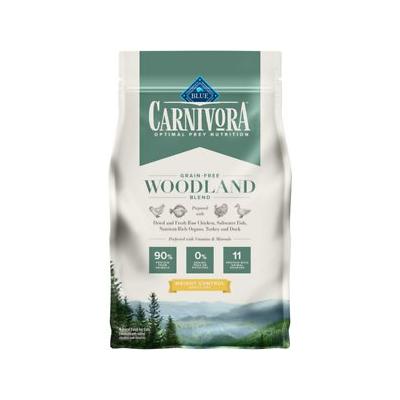 Blue Buffalo Blue Carnivora Woodland Blend Optimal Prey Nutrition Grain Free Adult Weight Control Dry Cat Food, 4 Lbs.