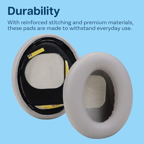 Ear Pads Replacement for Bose QuietComfort Ultra Wireless Noise Cancelling Headphones by MMOBIEL - Memory Foam and Protein PU Ear Pad Cushions - Isola thumbnail