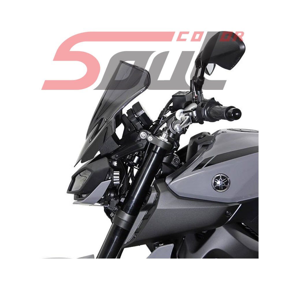 (Rauch)Passt FÃ¼r Yamaha MT-09 MT09 FZ09 2017 2018 2019 2020 17-20 Motorrad Sport Windschutzscheibe Visier thumbnail