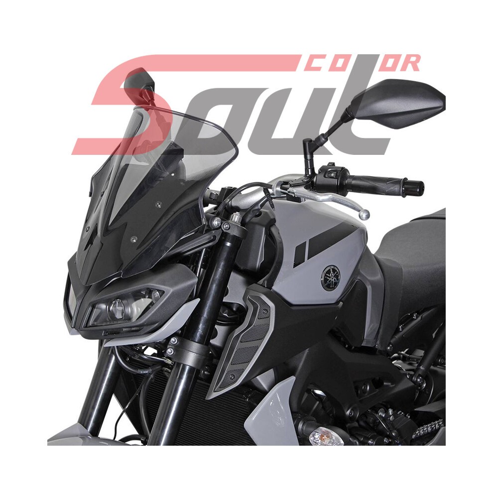 (Rauch)Passt FÃ¼r Yamaha MT-09 MT09 FZ09 2017 2018 2019 2020 17-20 Motorrad Sport Windschutzscheibe Visier thumbnail