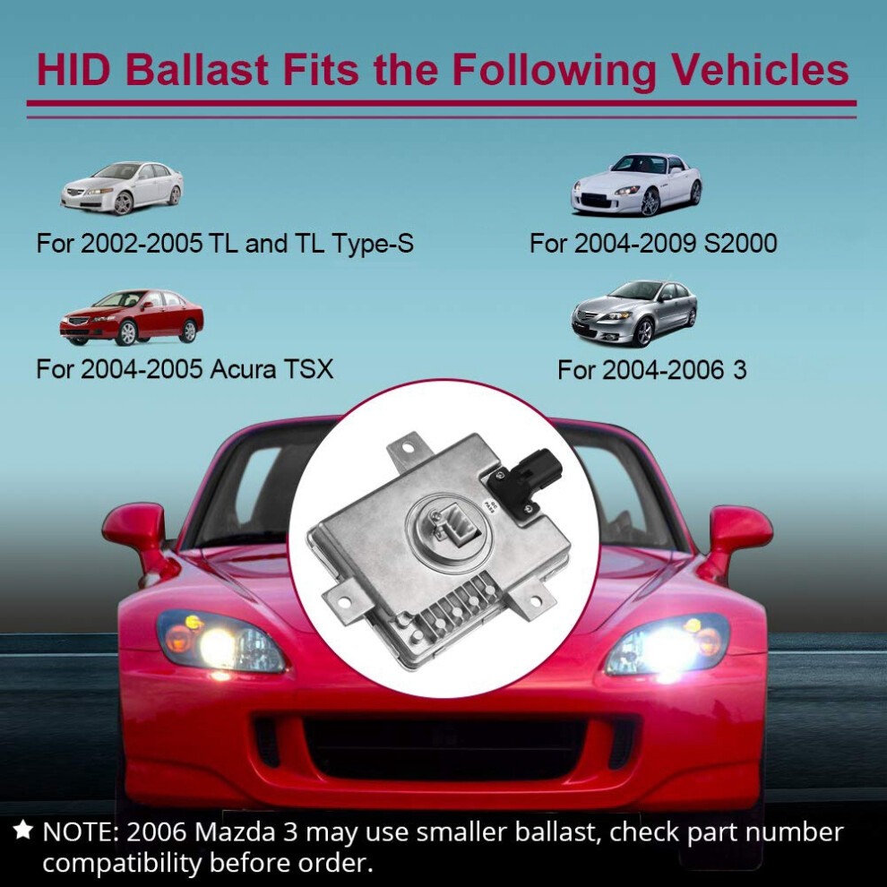 3119-S0K-A10 Xenon HID Headlight Ballast for S2000 Accord thumbnail