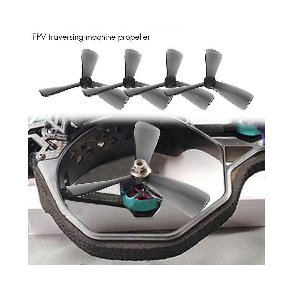 4Pcs for Nazgul 3535 3.5Inch Cine Tri-Blade/3 Blade Propeller Prop with 5mm Mounting Hole for FPV P thumbnail