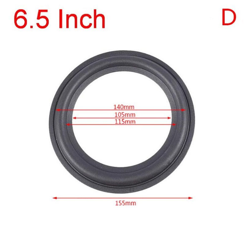 (10nich) 3-12 Zoll Lautsprecher Surround Gummi Woofer Edge Ring Schaumstoff Audio Reparatur thumbnail