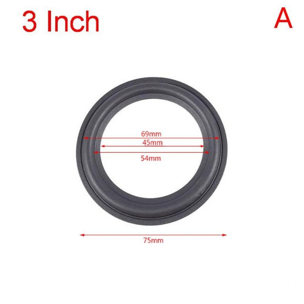 (3nich) 3-12 Zoll Lautsprecher Surround Gummi TieftÃ¶ner Rand Ring Schaumstoff Audio Reparatur
