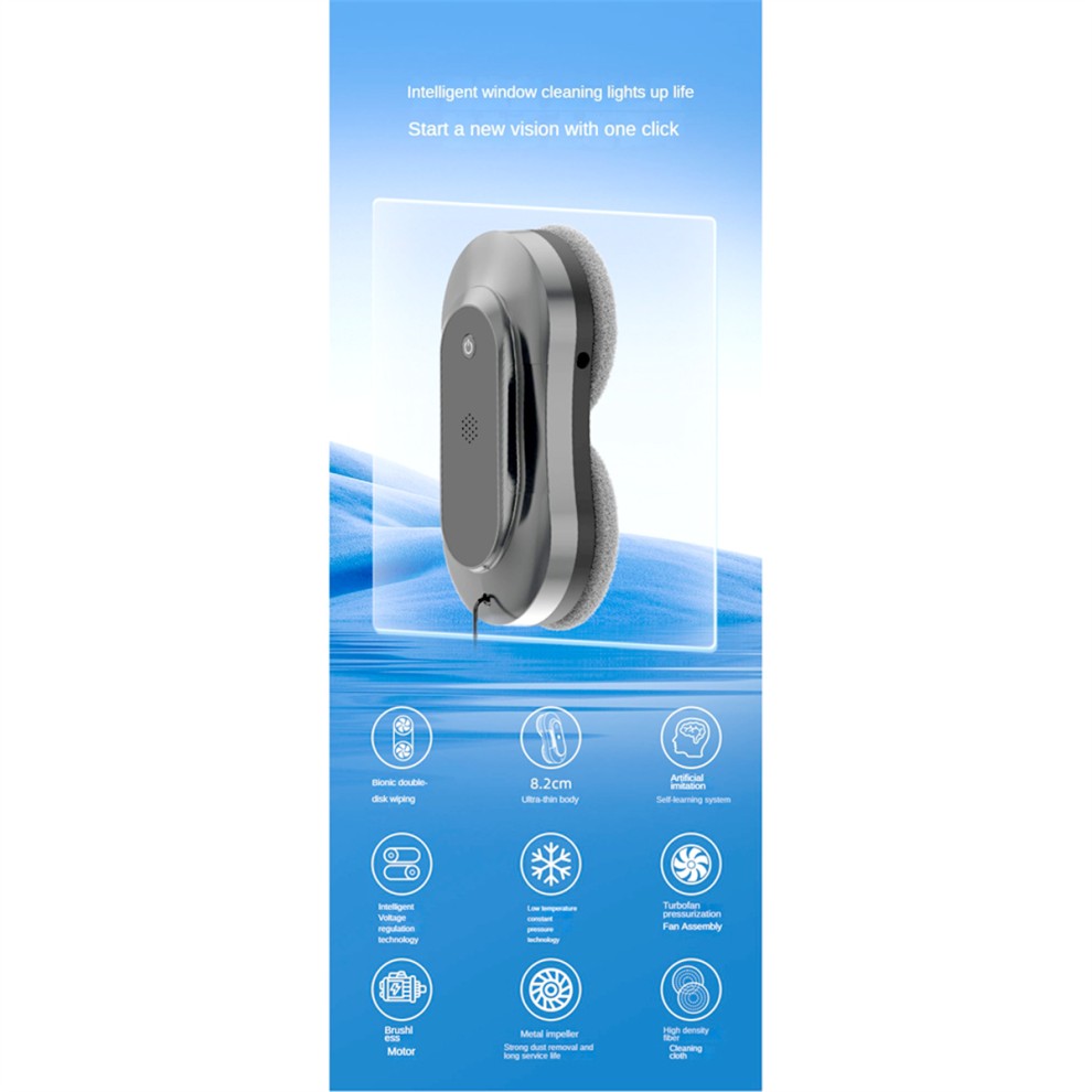 Automatic Water Window Cleaning Robot, Auto Path Planning (EU)