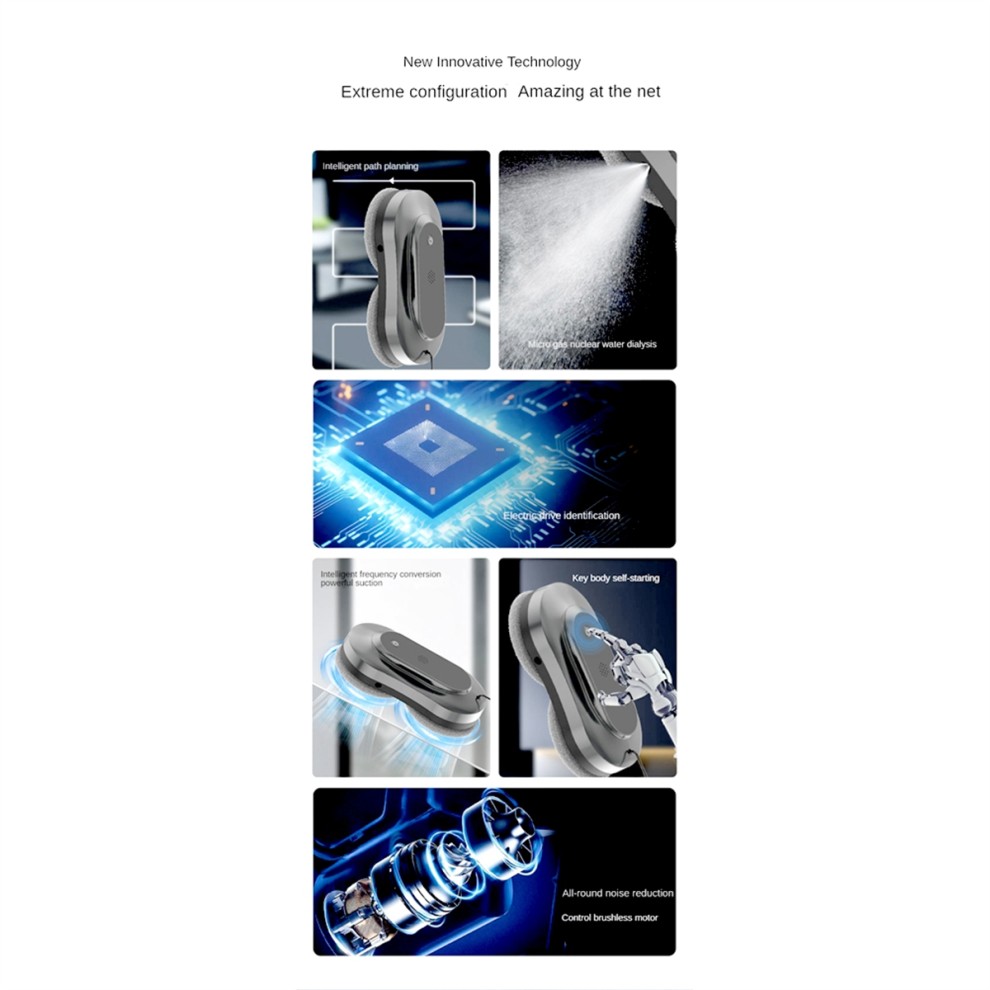 Automatic Water Window Cleaning Robot, Auto Path Planning (EU) thumbnail