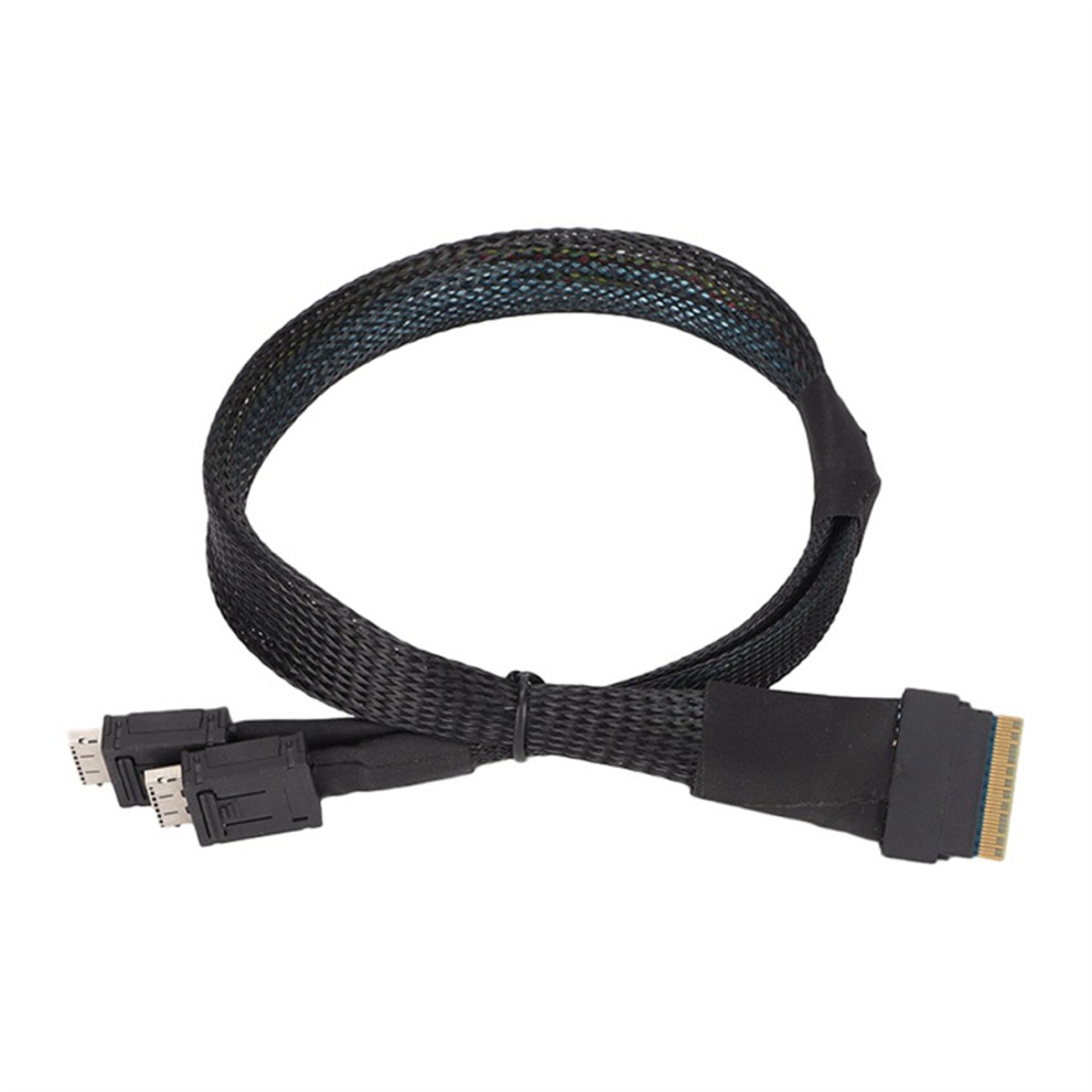 Slim Sas SFF-8654 8i to Oculink SFF-8611 4i X2 High-speed Cable thumbnail
