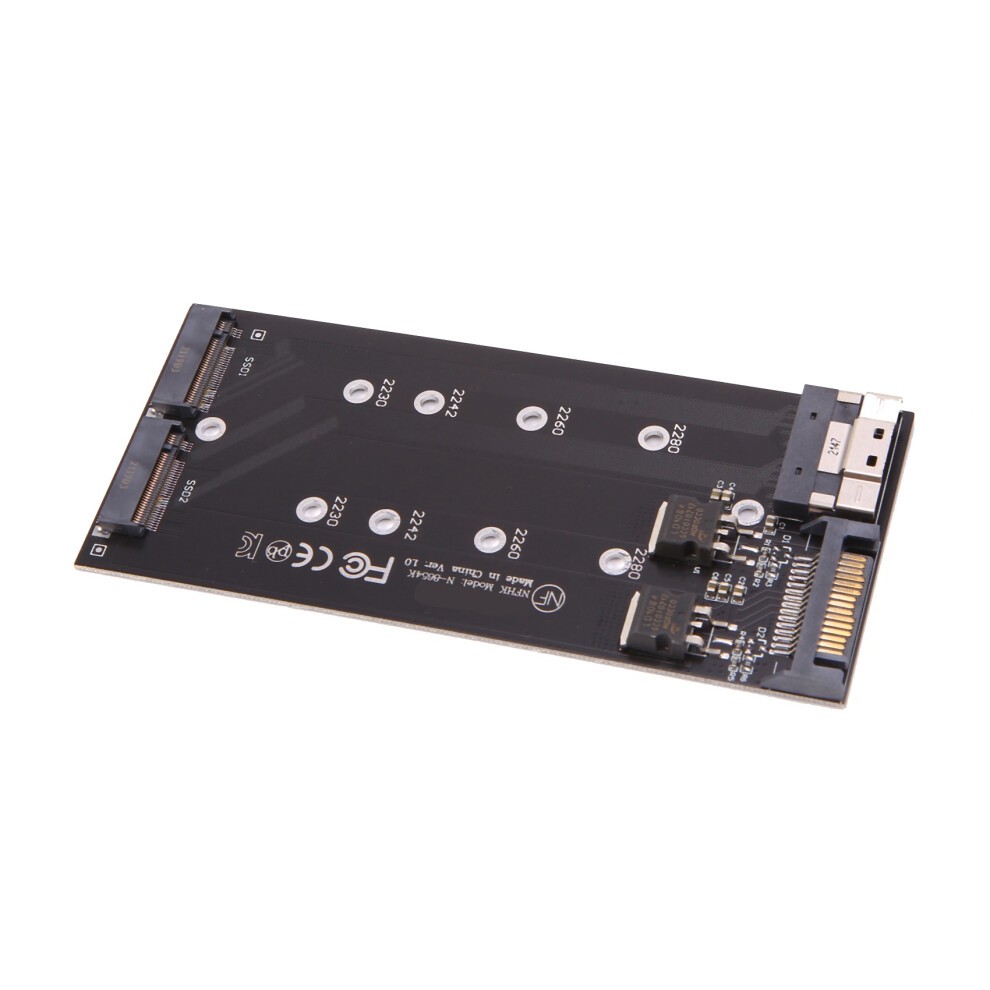 SFF-8654 8I Split Card X8 to VROC Dual NVMe M.2 NGFF to Slimline NVME thumbnail
