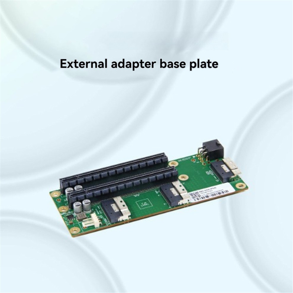 PCIe4.0 External Adapter Board SFF-8654 Dual Card Slots 6Pin GPU thumbnail