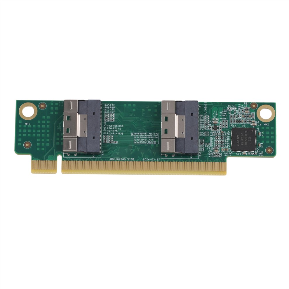 SFF-8654 to PCIe X16 Converters Supports SFF-8654 to PCIe Interfaces