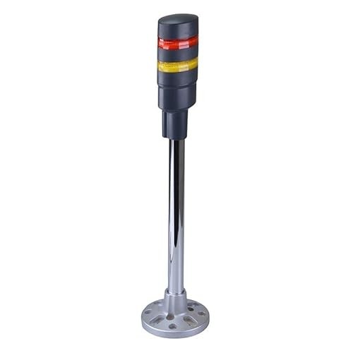 IDEC LD6A-2PQB-RY Red/Yellow Stack Light LED Tower Pole Mount 24VAC/DC