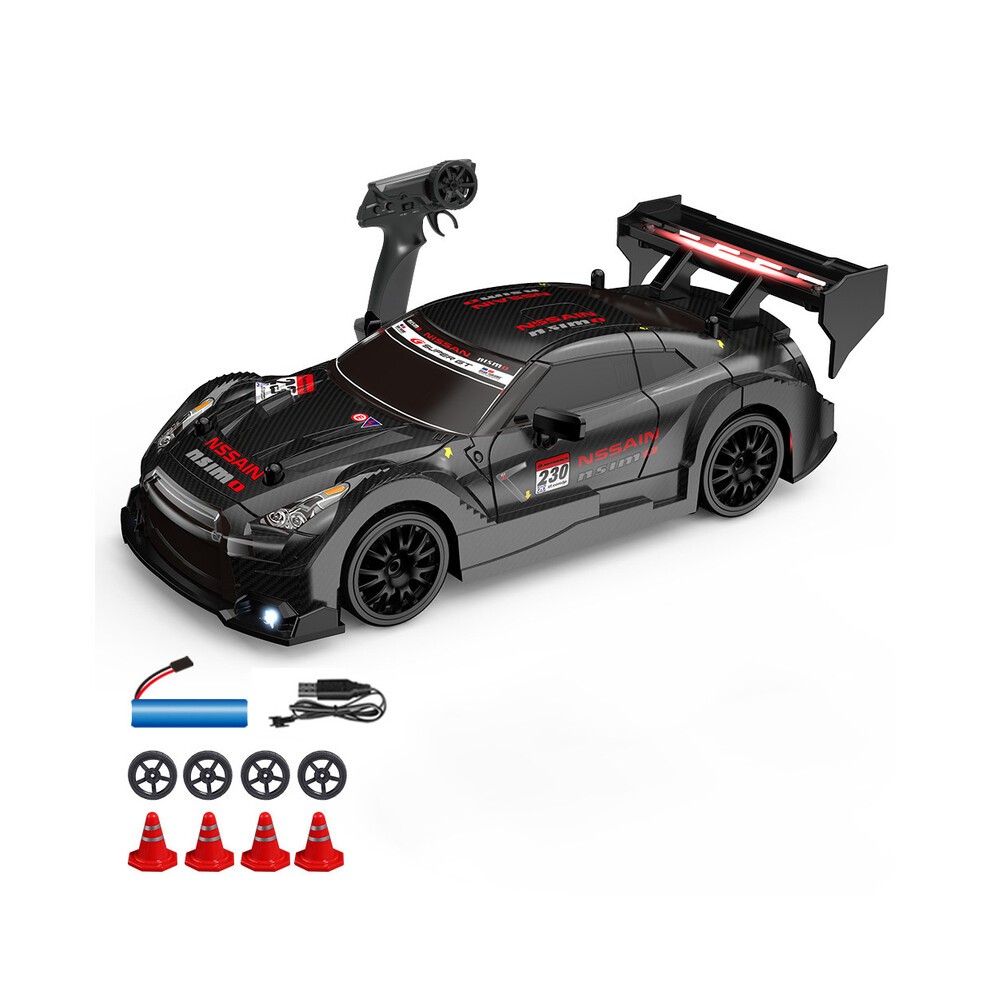 (Zwart) 1:24 Rc Auto Kinderen Speelgoed 30 Km/u Afstandsbediening Racewagen Radiogestuurd Drift Voertuig