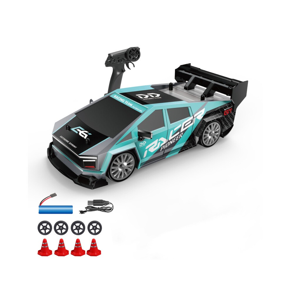 (Groen) 1:24 Rc Auto Kinderen Speelgoed 30 Km/u Afstandsbediening Racewagen Radiogestuurd Drift Voertuig