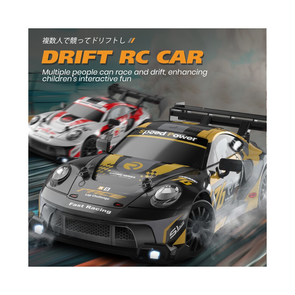 (8601 Rood) RC Drift Racing AE86 1/24 4WD 30 Km/u Hoge Snelheidslamp 2.4G Afstandsbediening Automodel thumbnail