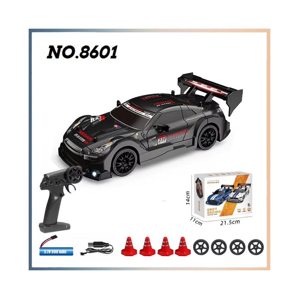 (8601 Zwart) AE86 RC Drift Racewagen 1/24 4WD 30 Km/u Hoge Snelheid Met Lichtgewicht 2.4G Afstandsbediening