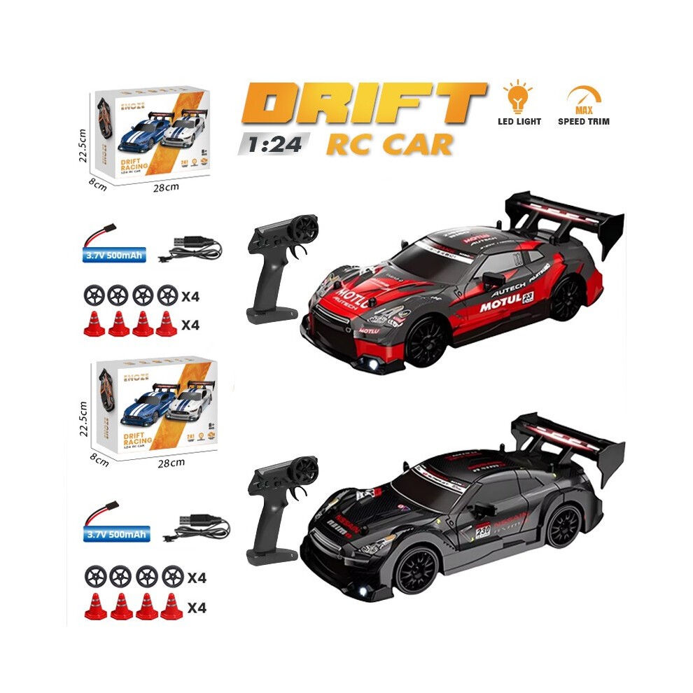 (8602-2cps)AE86 RC Drift-racewagen 1/24 4WD 30 Km/u Hoge Snelheid Met Licht 2.4G Radiogestuurd Voertuig thumbnail