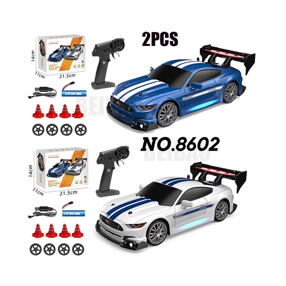 (8602-2cps) RC Drift Racing AE86 1/24 4WD 30 Km / U Hoge Snelheid Licht 2.4G Radiogestuurd Automodel