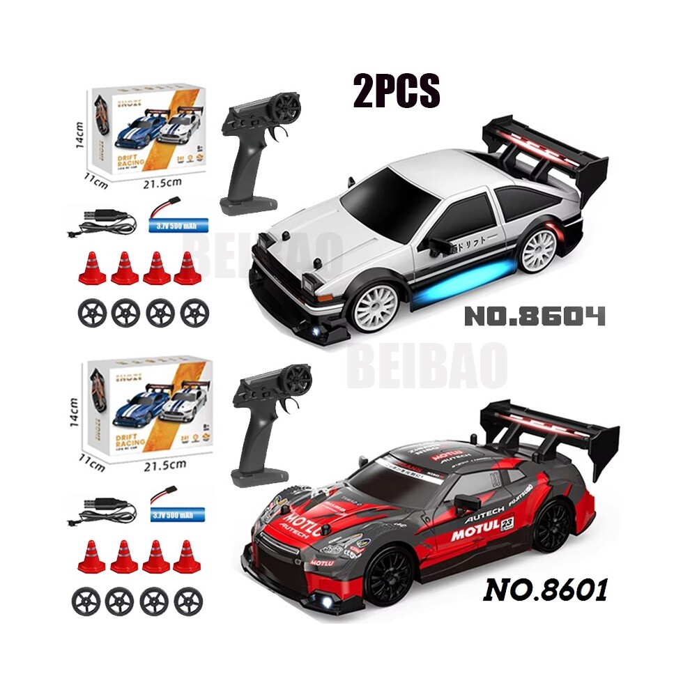 (8601-8604)RC Drift Racing AE86 1/24 4WD 30 Km/u Hoge Snelheid Licht 2.4G Radiogestuurd Automodel