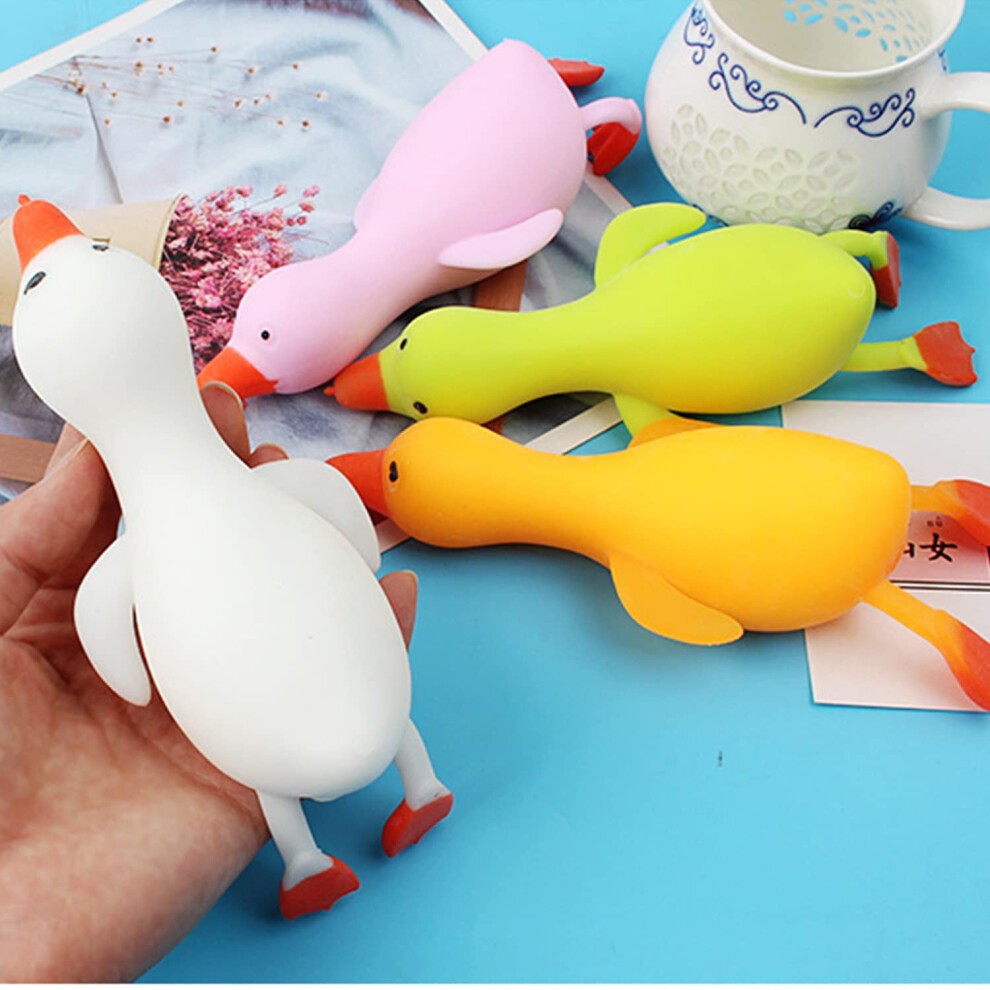 Release Stress Squeeze Toy  Fake Strawberry Banana Peaches Oranges Ice Cream Great to Release Stress for Adults and Children (Duck) thumbnail