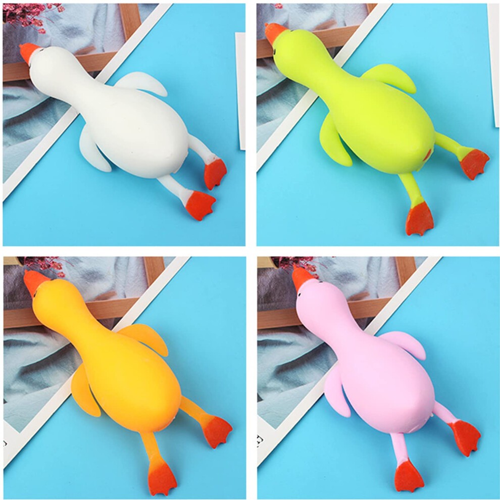 Release Stress Squeeze Toy  Fake Strawberry Banana Peaches Oranges Ice Cream Great to Release Stress for Adults and Children (Duck) thumbnail
