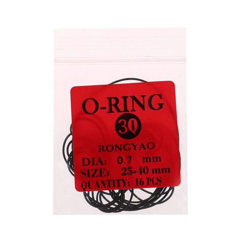 (0,7 Mm 25–40 Mm) 1 Packung 0,5/0,6/0,7/0,8 Mm Uhren-O-Ring, Wasserdichte Gummi-Uhrenrückdeckeldichtungen
