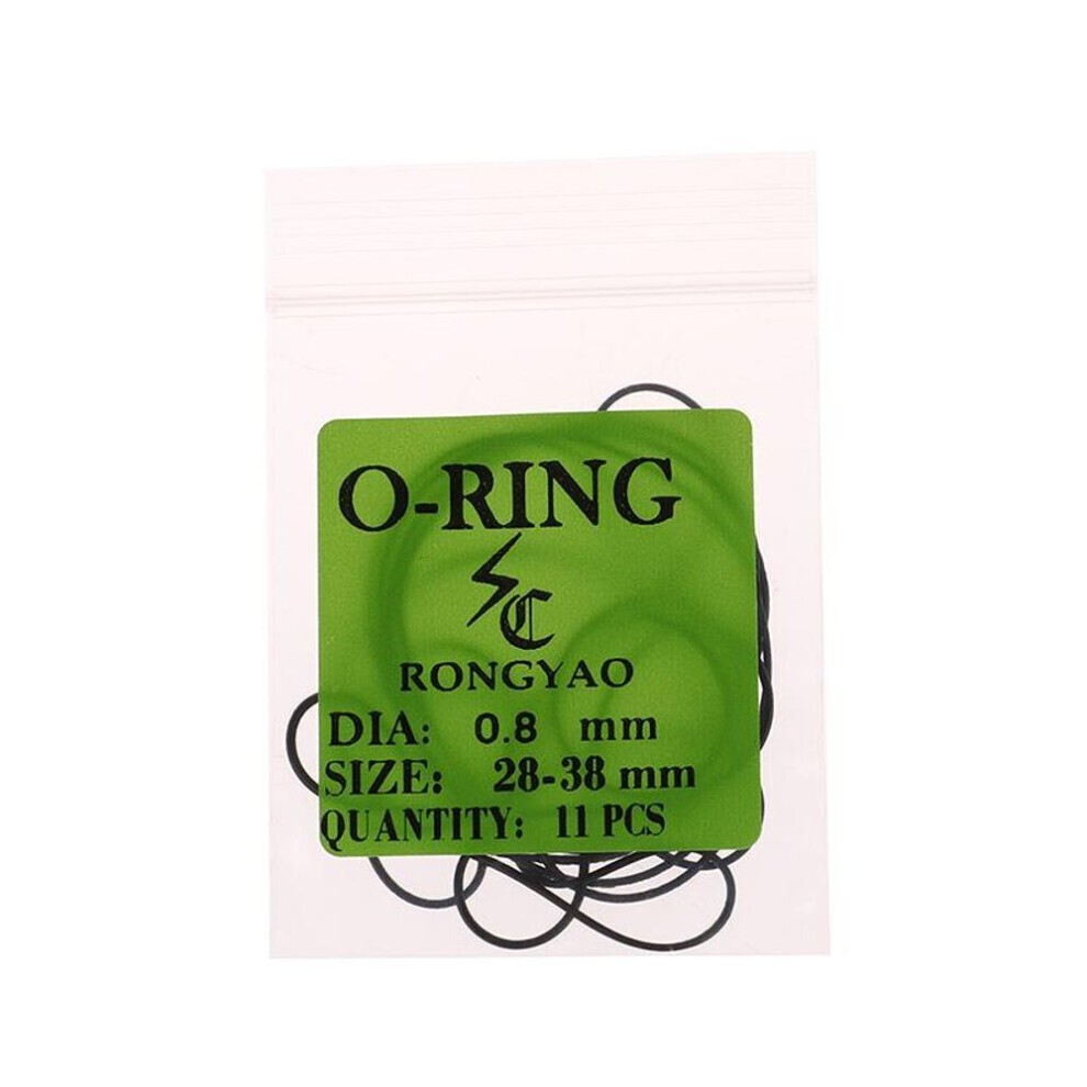 (0,8 Mm 28–38 Mm) 1 Packung 0,5/0,6/0,7/0,8 Mm Uhren-O-Ring, Wasserdichte Gummi-Uhrenrückdeckeldichtungen