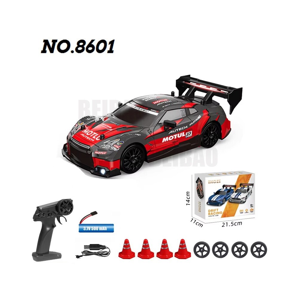 (8601 Rot) RC Drift Racing AE86 1/24 4WD 30 Km/h Hochgeschwindigkeitslicht 2,4 G Ferngesteuertes Automodell