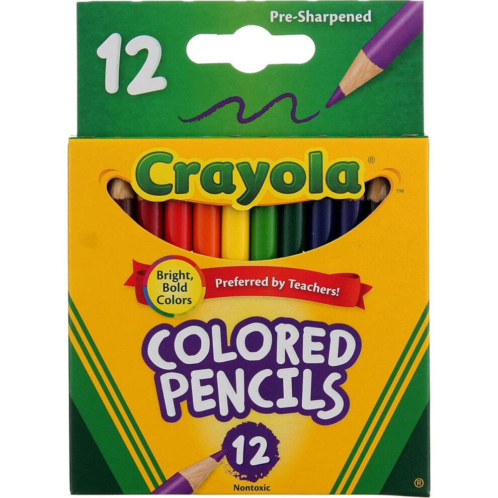 Crayola 68-4112 Colored Pencils  Short  12 Count (Pack of 2) thumbnail