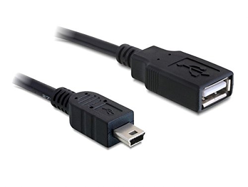DeLOCK - USB-Kabel - USB Typ a, 4-polig (W) - Mini-USB, Typ B (M) - 50cm (USB/USB2.0) - Schwarz (82905)