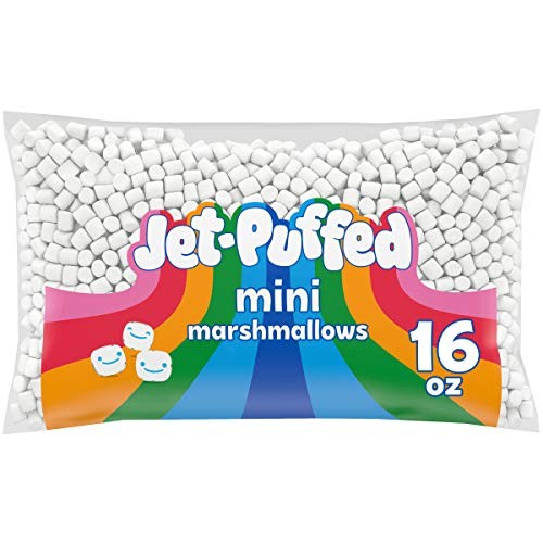 Jet-Puffed Mini Marshmallows (16 Oz Bags, Pack of 12)