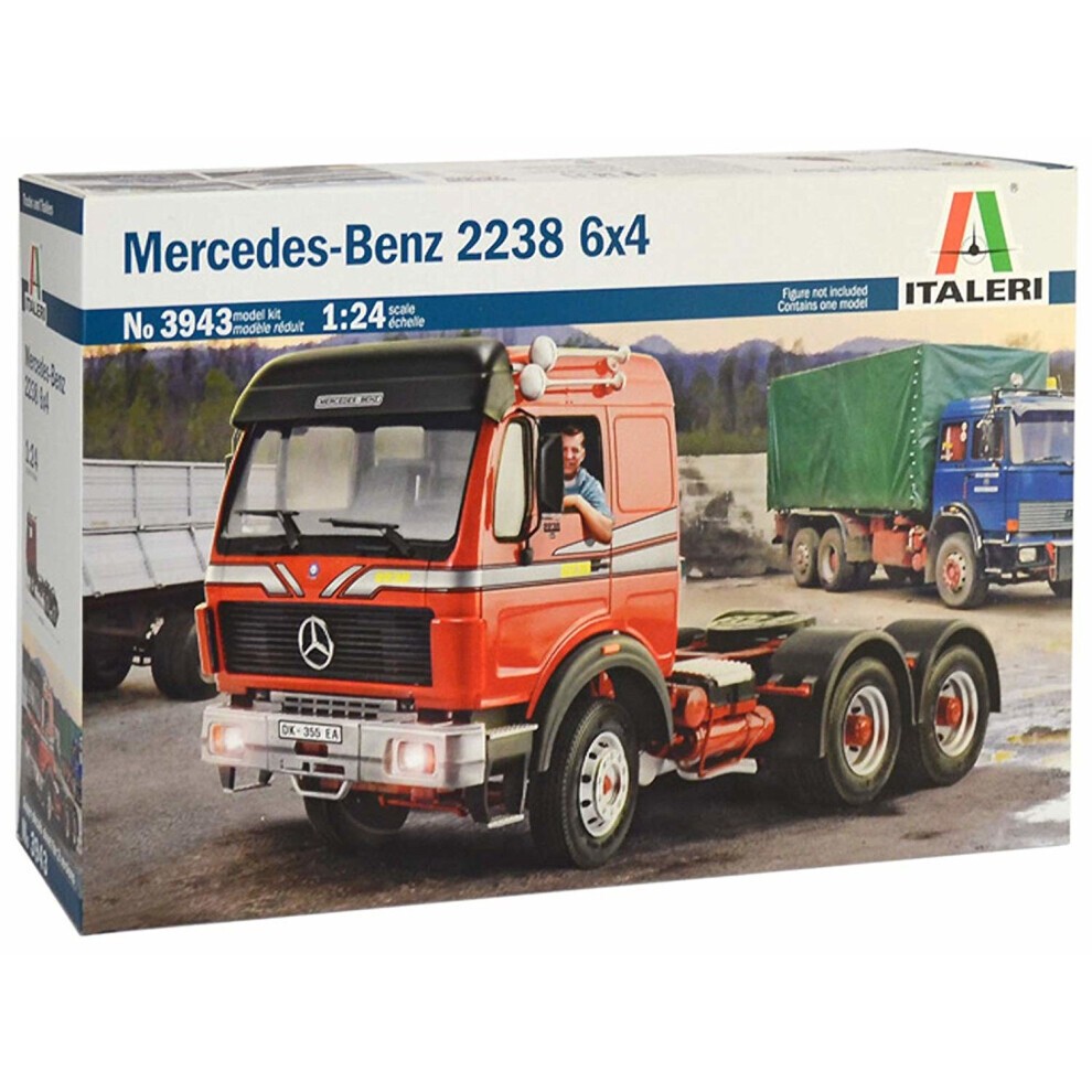 Italeri 3943 - Maqueta Mercedes-Benz 2238 6x4 a Escala 1/24