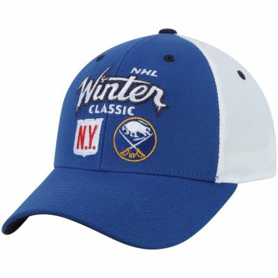 Adidas Buffalo Sabres Vs. New York Rangers Blue/White 2018 Winter Classic Dueling Structured Adjustable Hat