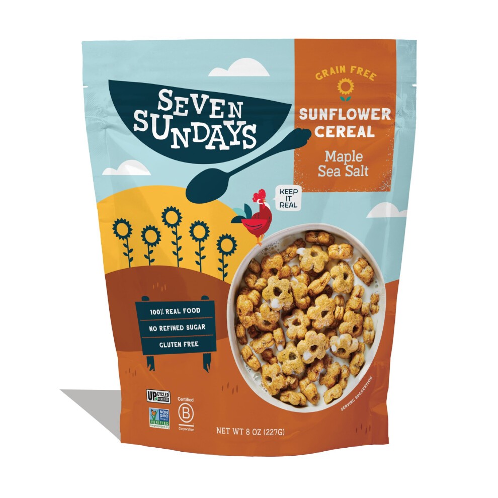 Seven Sundays Grain Free Cereal - Maple Sea Salt - 8 Oz Bag - Gluten and Grain Free, Paleo, Keto Friendly, No Refined Sugar, Vegan, Non-GMO