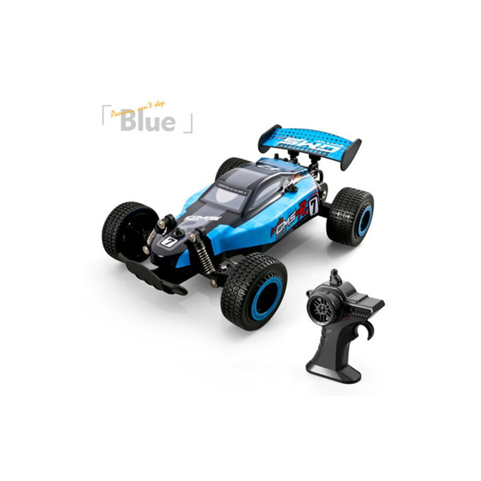(Sininen) Rc-auto 30 Km/h Nopea Auto 2,4g Radio-ohjattu Kone 1:18 Kaukosäädin Buggy Off-road