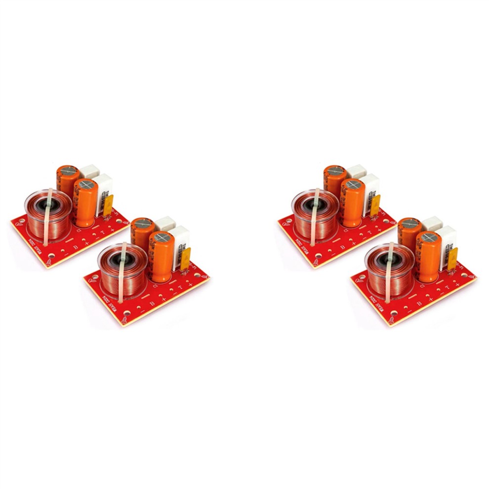 Lot De 4 Filtres De Haut-parleur 2 Voies 80 W à Monter Soi-même, Diviseur De Fréquence Pour Aigus, Basses, Cinéma Maison, Hifi, Stéréo, Audio