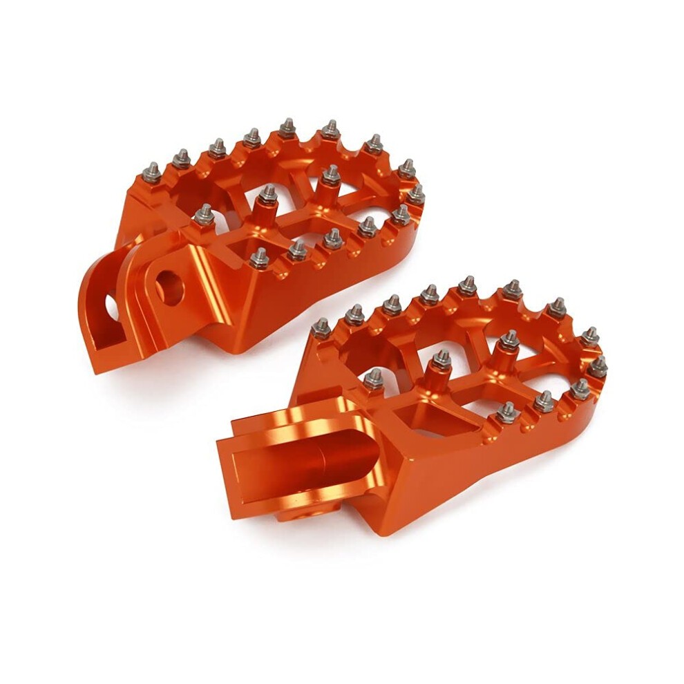 Billet MX Wide Foot Pegs Footpegs Foot Pedals Rests for 65SX 09-18 85SX 03-17 150-300XC/250XC-F 200-530XC-W/XCF-W 06-16 125SX/250-450SX-F 250SX 125-53 thumbnail