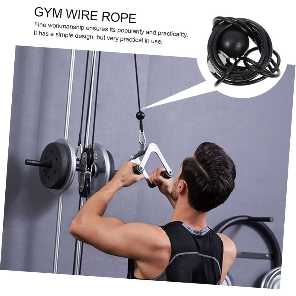Corde à Biceps, Flexion Des Biceps, Câble De Fitness Pratique à Faire Soi-même, Câble De Gymnastique à Domicile, Longueur De 4 M thumbnail