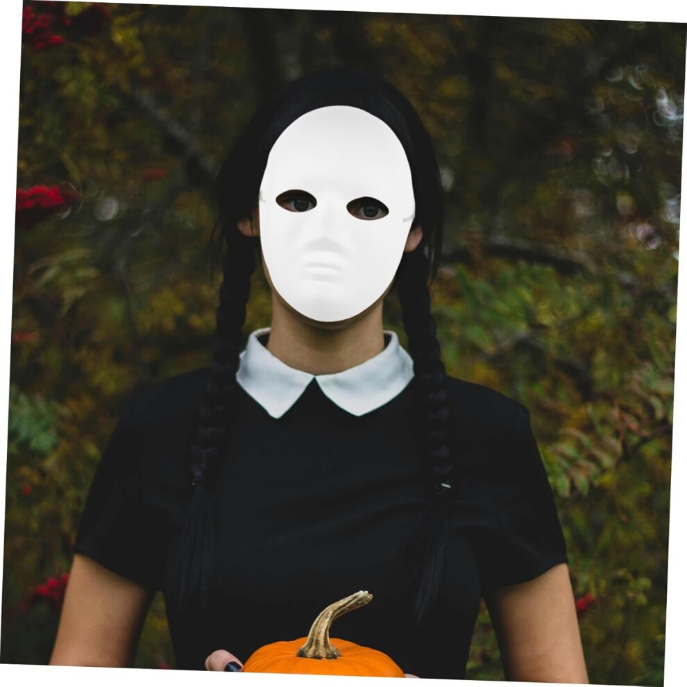 Lot De 8 Masques En Papier Uni à Faire Soi-même Pour Mascarade, Danse, Festival, Fête, Spectacle, 4 Masques Pour Femmes Et 4 Masques Pour Hommes thumbnail