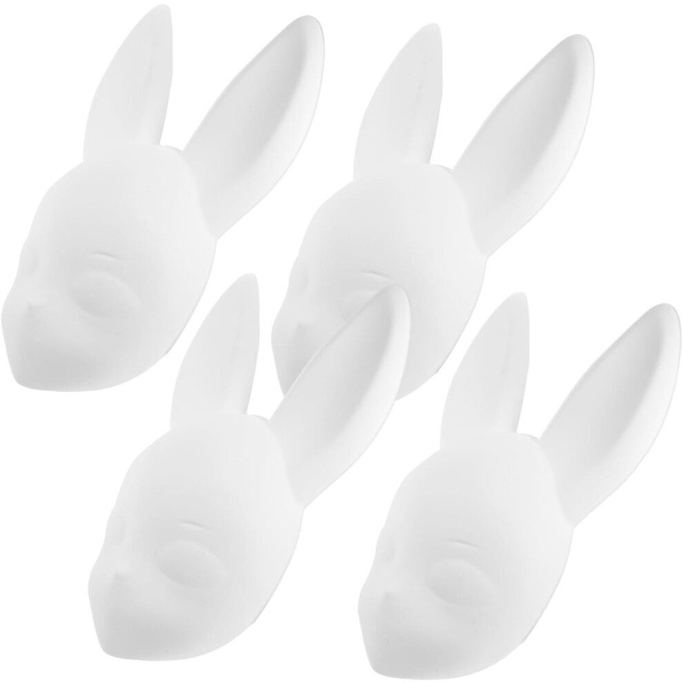 Lot De 4 Masques Vierges à Faire Soi-même, Non Finis, Pour Halloween, Mascarade, Peinture à La Main