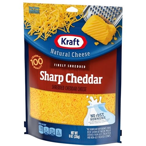 Kraft Finely Shredded Natural Sharp Cheddar Shredded Cheese (8 Oz Pouch) thumbnail