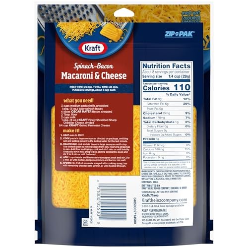 Kraft Finely Shredded Natural Sharp Cheddar Shredded Cheese (8 Oz Pouch) thumbnail
